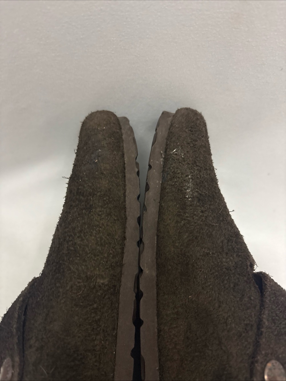 Birkenstock BOSTON SOFT Footbed Slide Clog EU 39 L8 M6 Brown Suede Leather Women - Picture 15 of 16